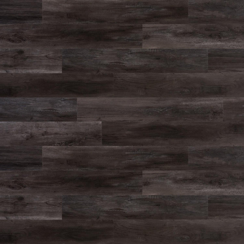 Garfinkel 93.5 cm Wall Paneling (15-pack), Charcoal Black