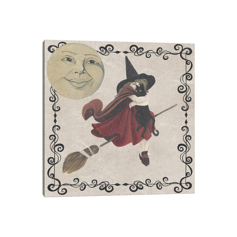 Vintage Halloween Collection G by Grace Popp - Wrapped Canvas Gallery-Wrapped Canvas Giclée, 30.48 cm H x 30.48 cm W
