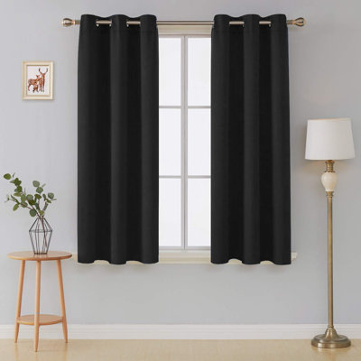 Jeffro Pair of Eyelet Blackout Curtain Panels