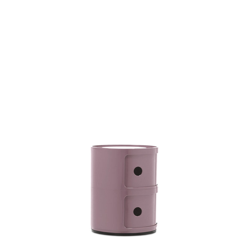 Componibili 2 Drawer Storage Drawer, Mauve