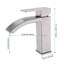 Robinet de lavabo de salle de bain à poignée simple avec bonde escamotable Waterfall-118543516
