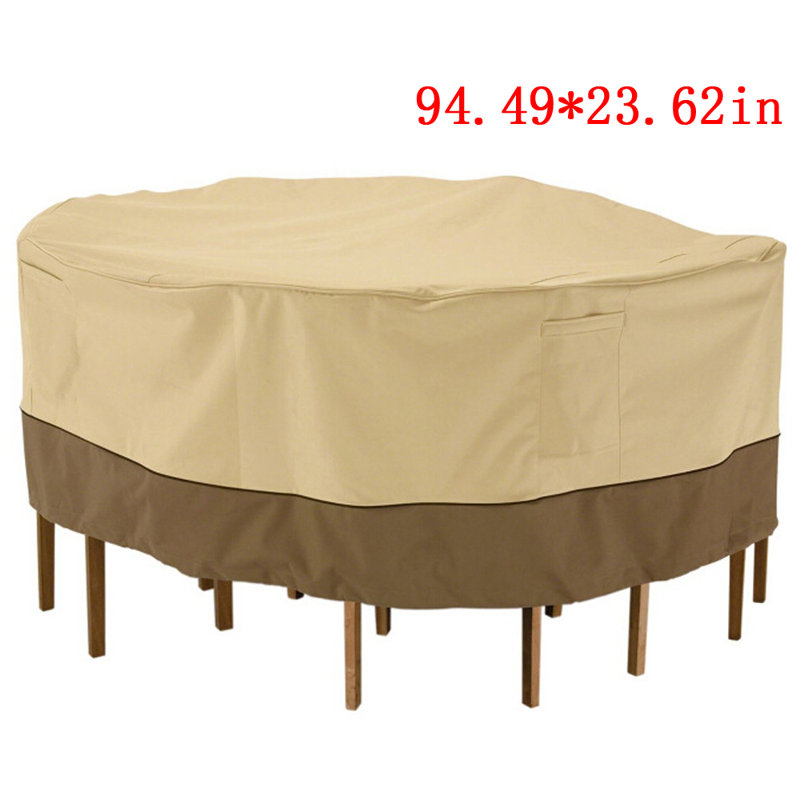 Outdoor Patio Dining Set Cover, 23" H x 94" W x 94" D