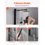 Système de tour de douche avec pommeau de douche à pluie, colonne de douche en acier inoxydable brossé de 49 po, robinet à 4 fonctions, système de massage de pluie mural, avec 4 jets de corps, douchette et bec de baignoire