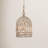 1 - Light Gold Bell Pendant