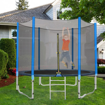 10' Hexagon Backyard Trampoline with Safety Enclosure