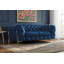 Causeuse Chesterfield à accoudoirs roulés 39,7 po Evanthis
