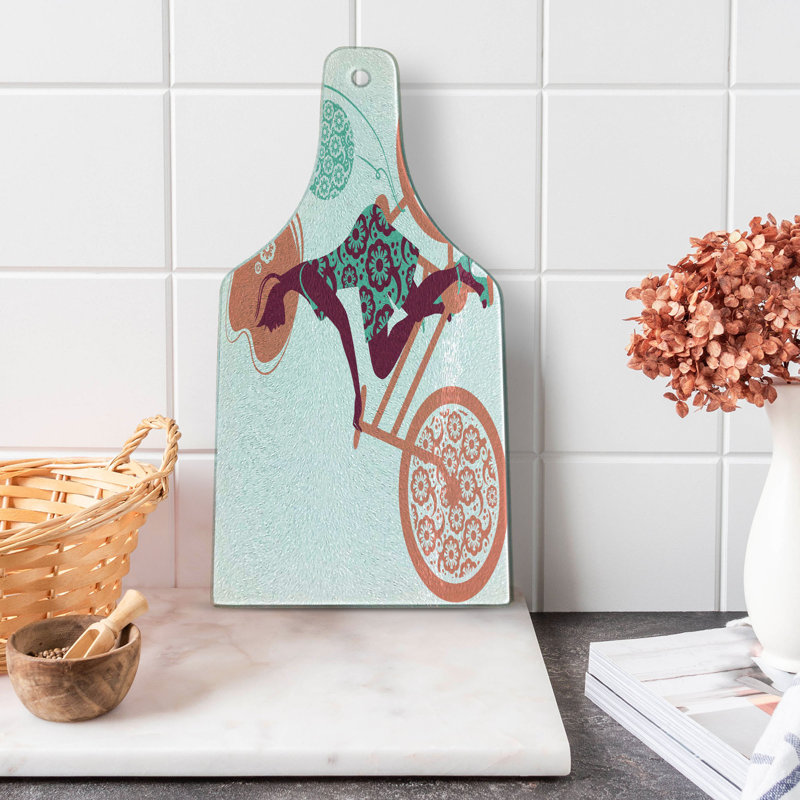 Planche à découper en verre trempé Ambesonne