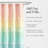 Miguez Ruffled Shower Curtain Rainbow Single