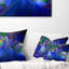 Coussin lombaire floral fractal
