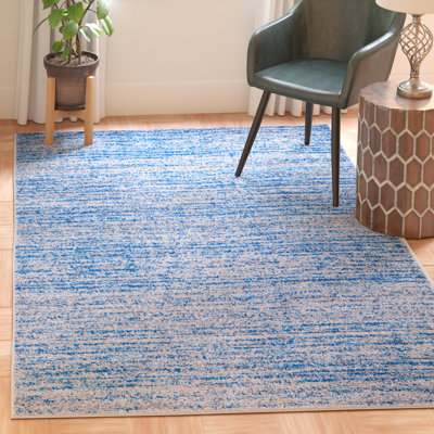 Riebe Abstract Gray Area Rug