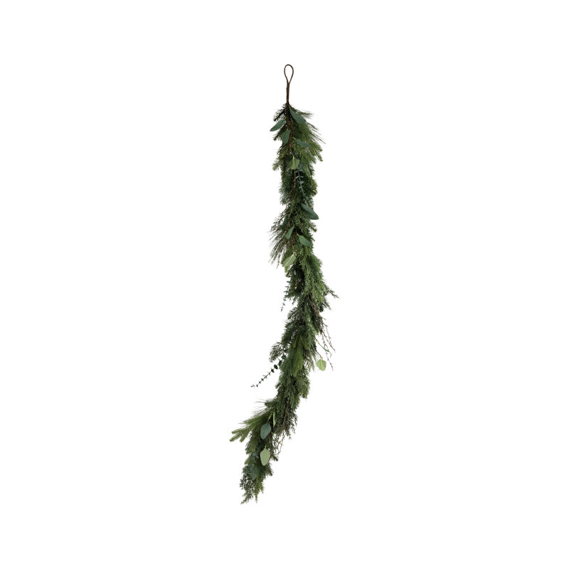 Artisan Pine & Eucalyptus Garland with Twigs
