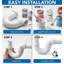 Couvercle en PVC 1-1 / 2 po.