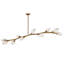 Lustre linéaire en cristal 10 lumières Dreanda-1331800441