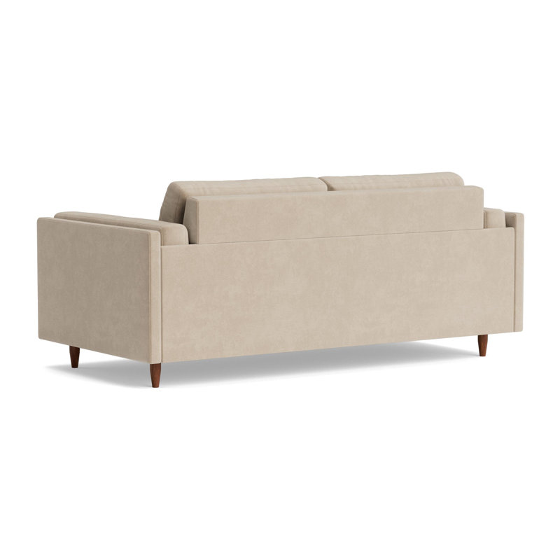 Skinny Fat Sofa Bed, Velvet - Beige