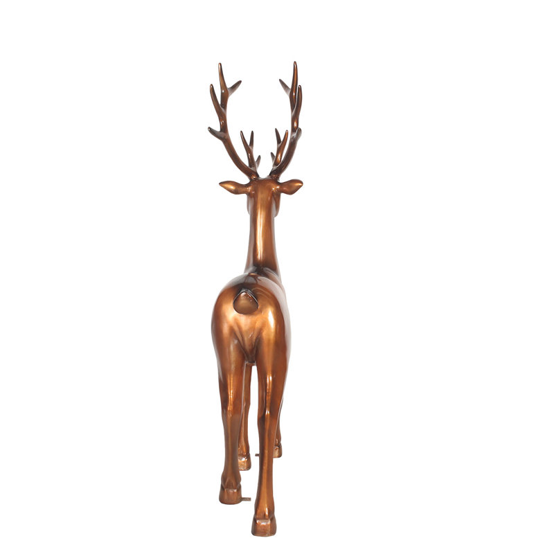 Statues de cerf debout [cuivre]