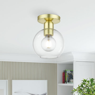 Plafonnier semi-encastré 1 lumière 6,5 po Funnell