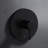 Euro Collection Shower Trim Only: 8" Round Shower Head, Single Handle Set & Rough-in Valve Included - Matte Black-92460974