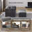 Boneless Modern Sofa With Removable Ottoman And Pillows-1564389737
