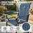 5-piece Patio Dining Set With Umbrella Hole, Breathable Textilene Fabric-129414468-129414469-129414471