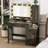 Modern Makeup Vanity Desk With 3-color Led Mirror And Motion Sensor-1083337687