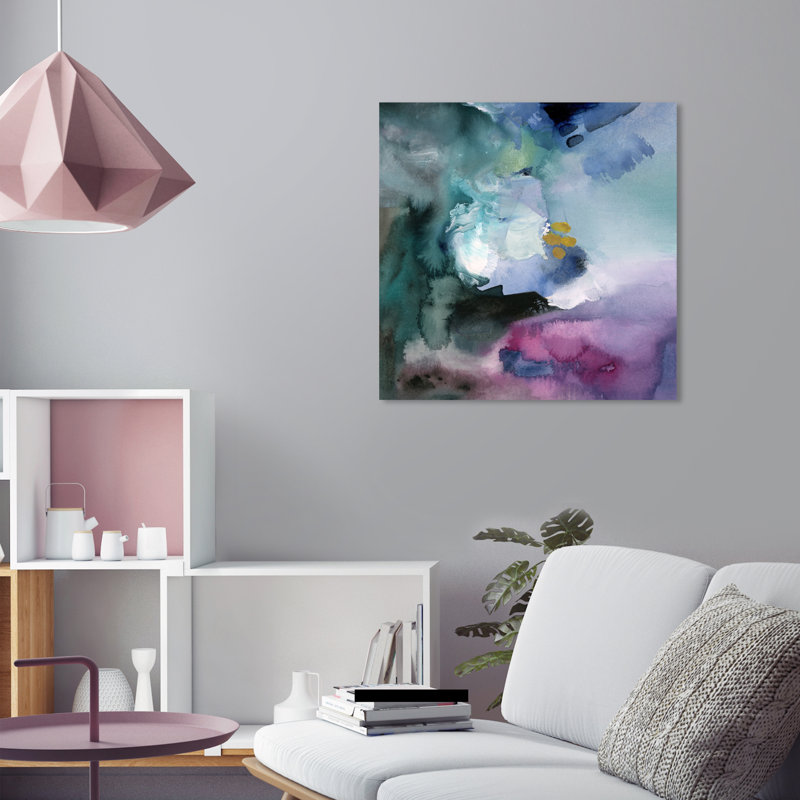 «Nebulosa Abstract», reproduction d'art sur toile tendue, H 24 po x l 24 po