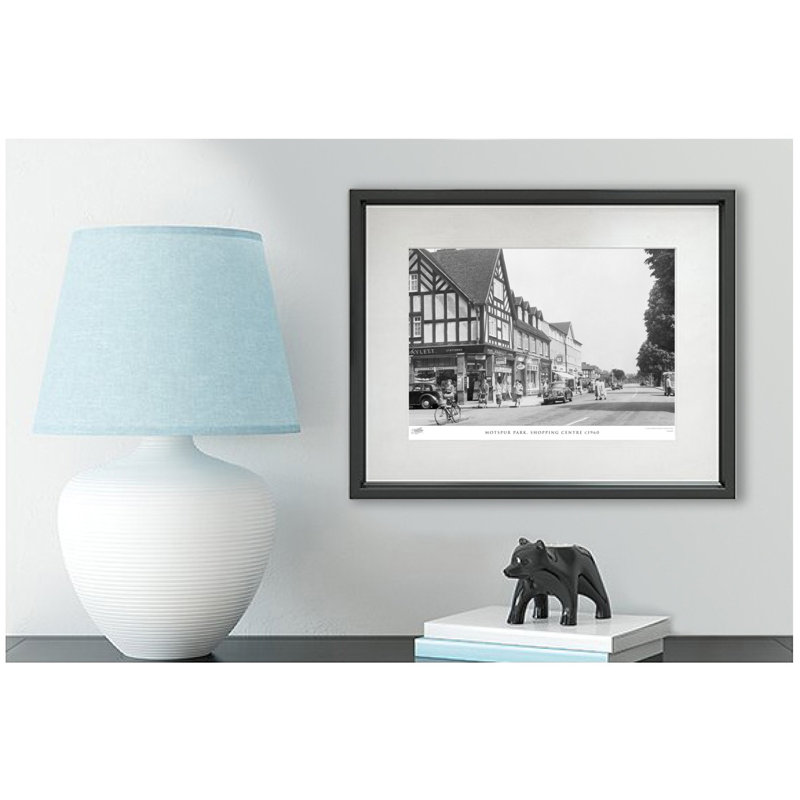 Motspur Park, Shopping Centre C1960 by Francis Frith - Single Picture Frame Print, 60cm H x 80cm W x 2.3cm D