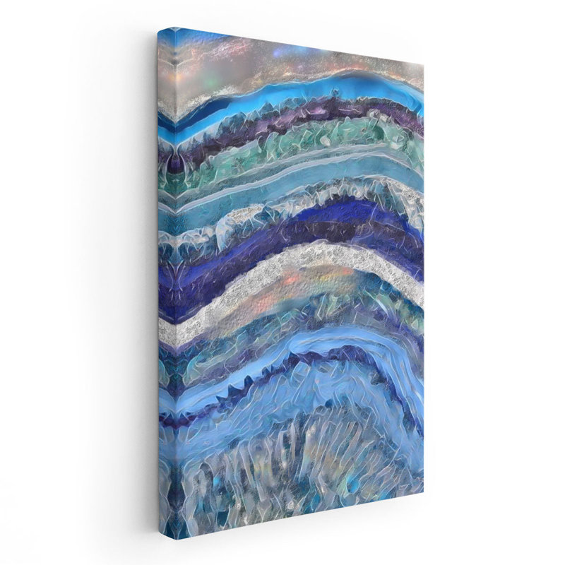 Artic Geode - reproduction d'art sur toile, H 36 po x l 24 po