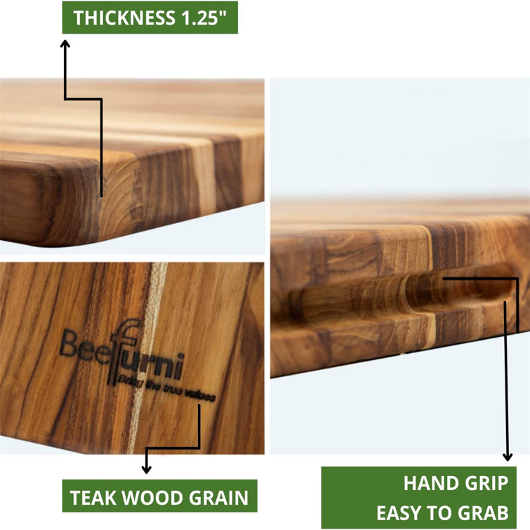 TKBL12 Teak Wood Chopping Board Cutting Board Kitchen Tools Bali