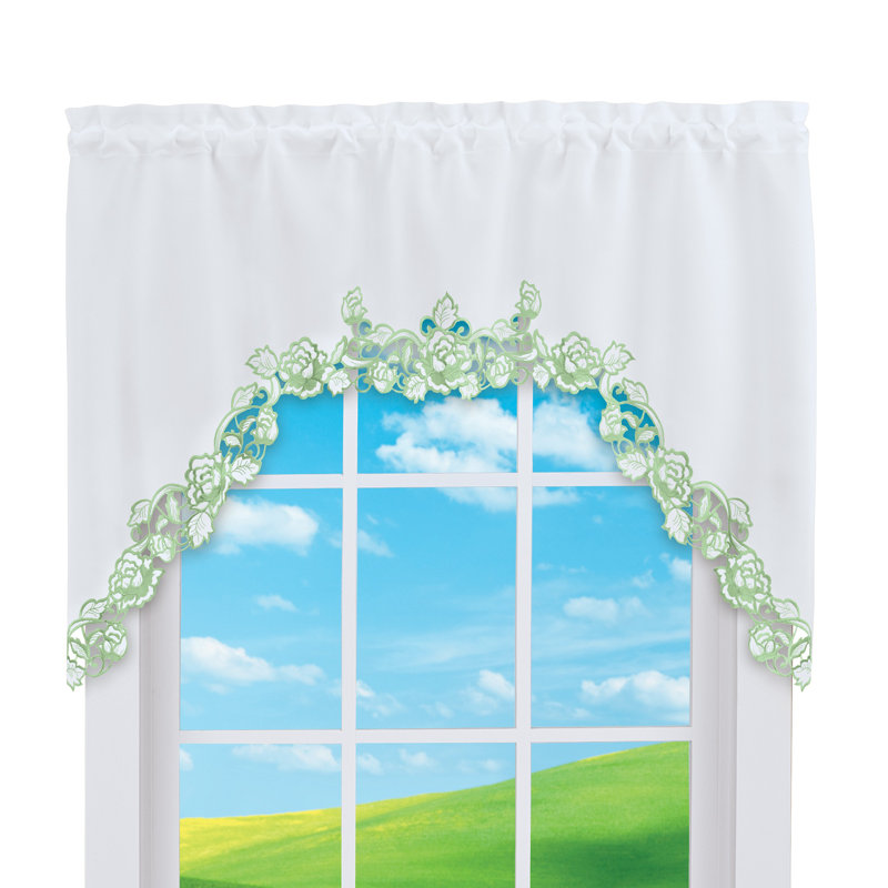 Guirlande Richael, Vert/blanc, L 34,35 po x L 58,4 po