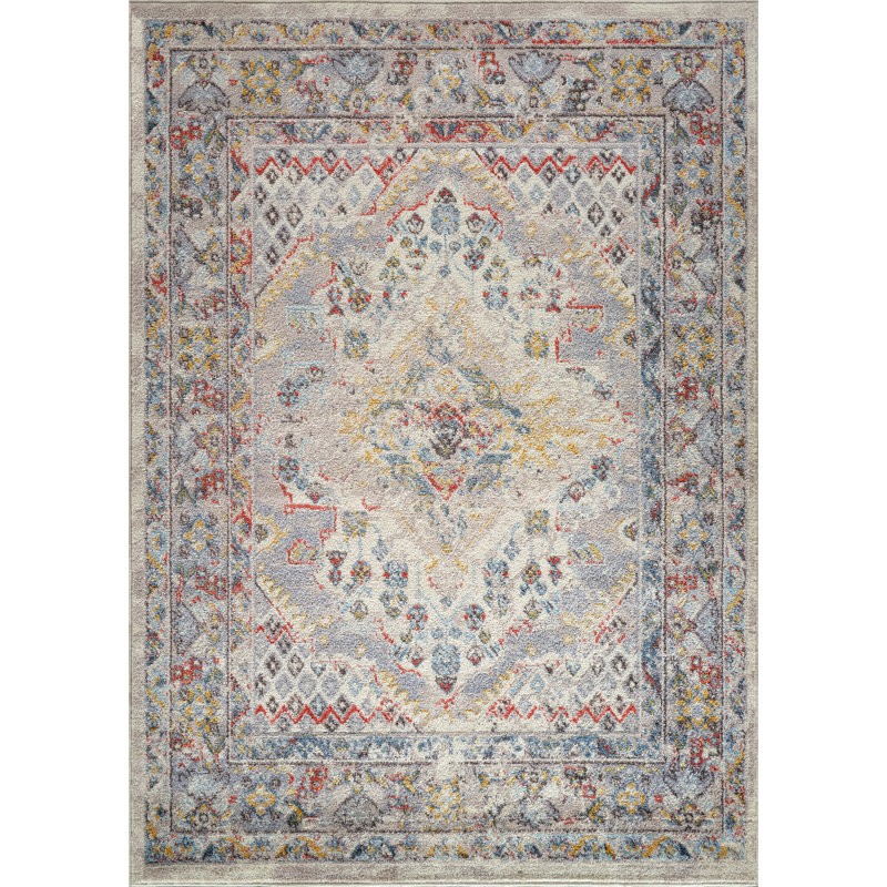 Vintage Look Area Rug, Rectangle 200 x 275 cm
