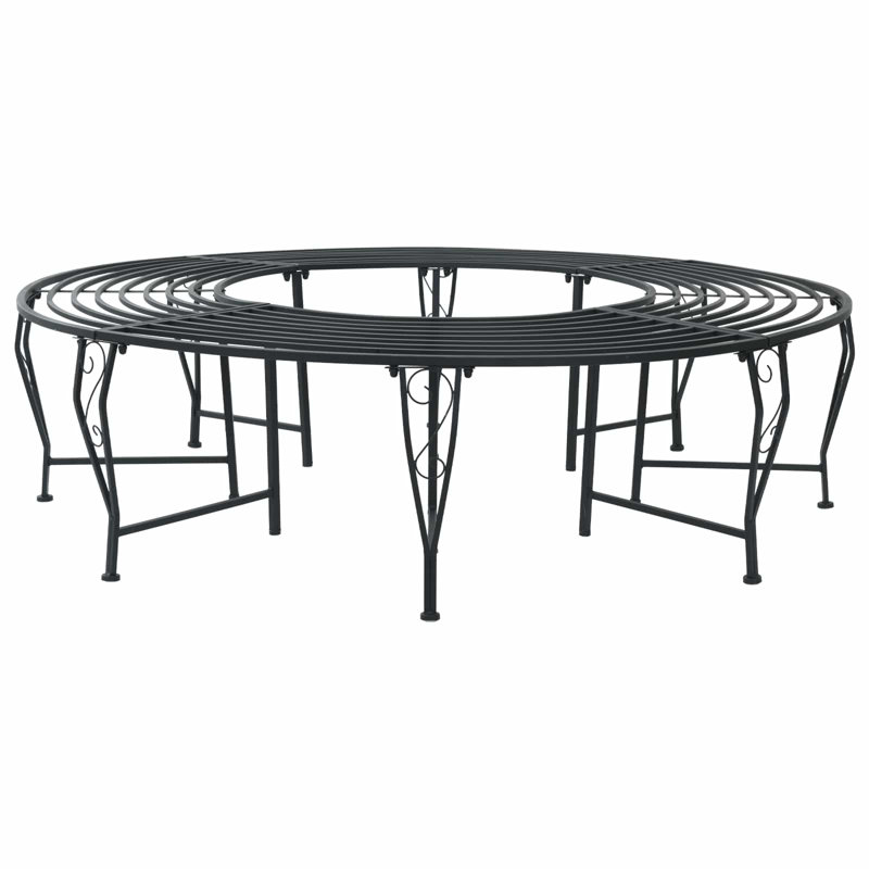 Outdoor Bench, Black