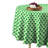 Grosseto Shamrocks in Stripes Round Tablecloth-1223439056