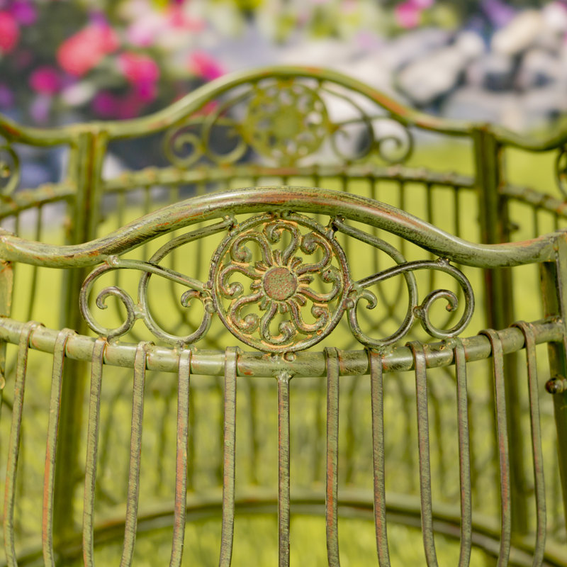 Banc d'extérieur en métal Angelite