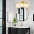 3 Light Diammable Bathroom Vanity Light Gold With White Glass-439114617-439114503