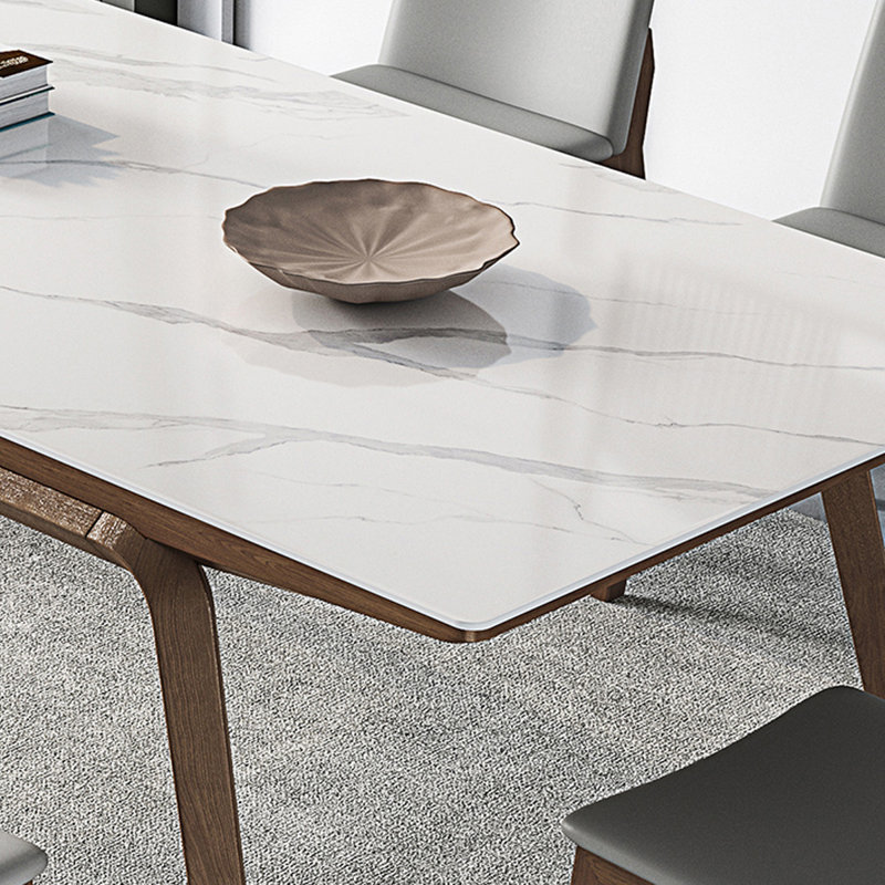 Table de salle à manger simple et moderne, H 29,53 po x L 55,12 po x l 31,5 po
