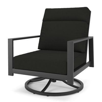 Townsend Metal Outdoor Rocking Chair With Sunbrella Cushion by Birch Lane