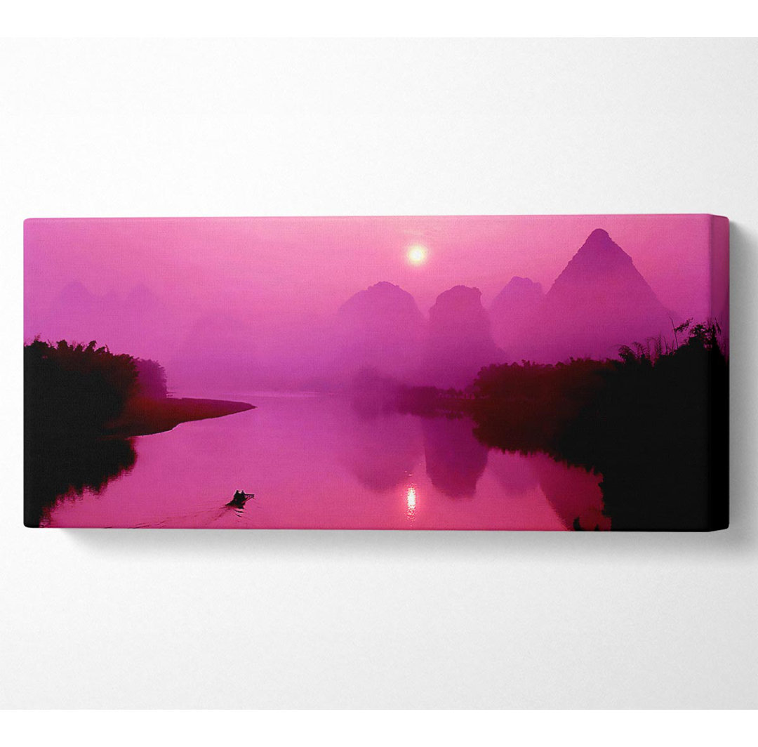 Pink Paradise Lake - Leinwanddrucke auf Leinwand