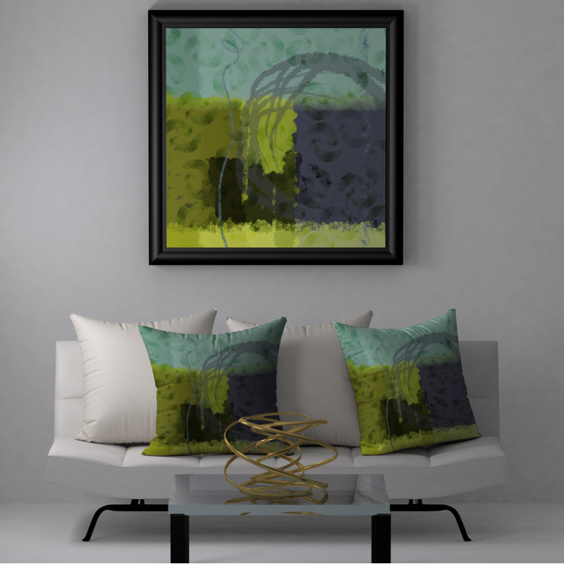 Housse et insert de coussin carré Simple Beaming, 20 po X 20 po
