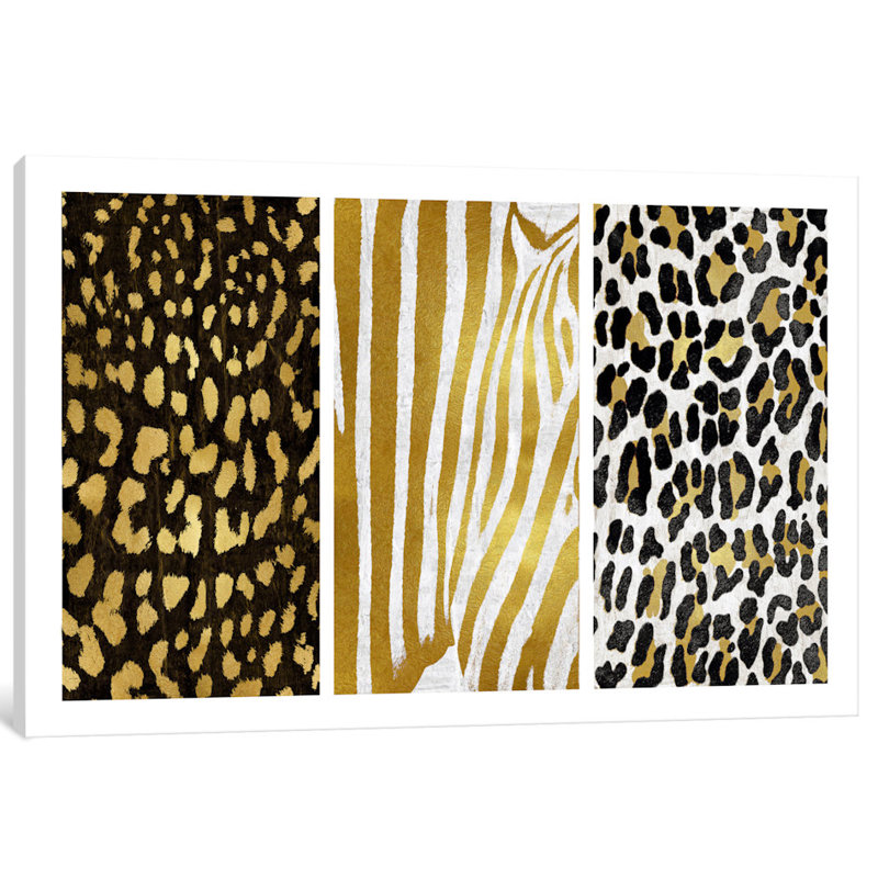 « wild trio i », impression sur toile, H 8 po x l 12 po x P 0,75 po