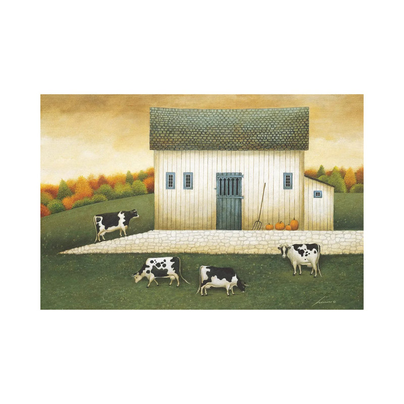 Grazing by Lowell Herrero - Wrapped Canvas Painting, 20.32 cm H x 30.48 cm W