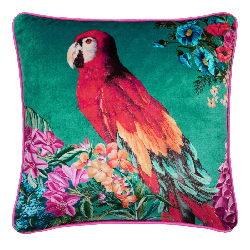 Laurence Llewelyn-Bowen Polly Amorous Filled Cushion Teal
