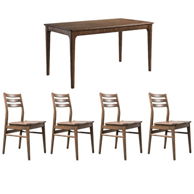 Combinaison simple de table de salle à manger et de chaise