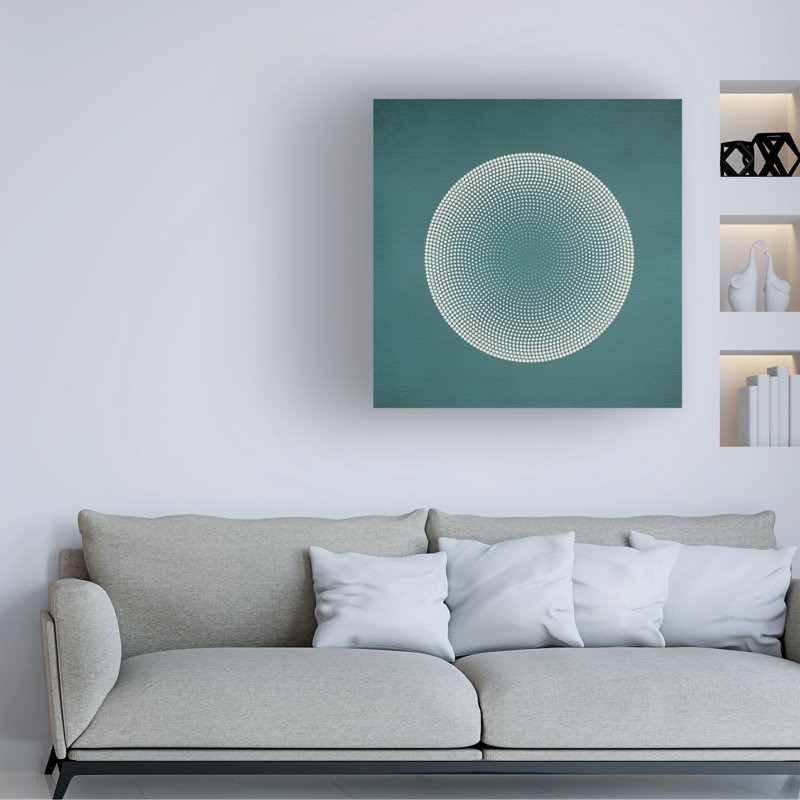 Bolog Incado Circles Canvas Art, 14" H x 14" W