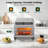 19.02-Quart Stainless Steel Touch Control 1 -Baskets Air Fryer-129303357