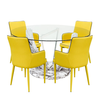 Jameel 4 - Person Dining Set