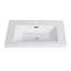 Lavabo rectangulaire en résine pour salle de bain