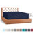 Empyrean Bedding Extra Deep Pocket Solid Fitted Sheet-355627929-355627905