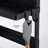 Single-Tier Foldable Wall-Mounted Refrigerator Shelf (Non-Magnetic)