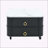 2-in-1 Square Nesting Coffee Table with Wheels & Drawers, Stackable Side Table with High Gloss Marble Grain Top, End Table Set for Living Room