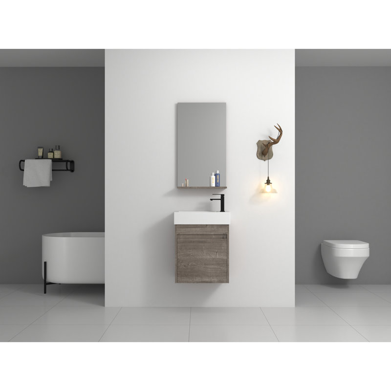 Ascary Bathroom Cabinet, Gray